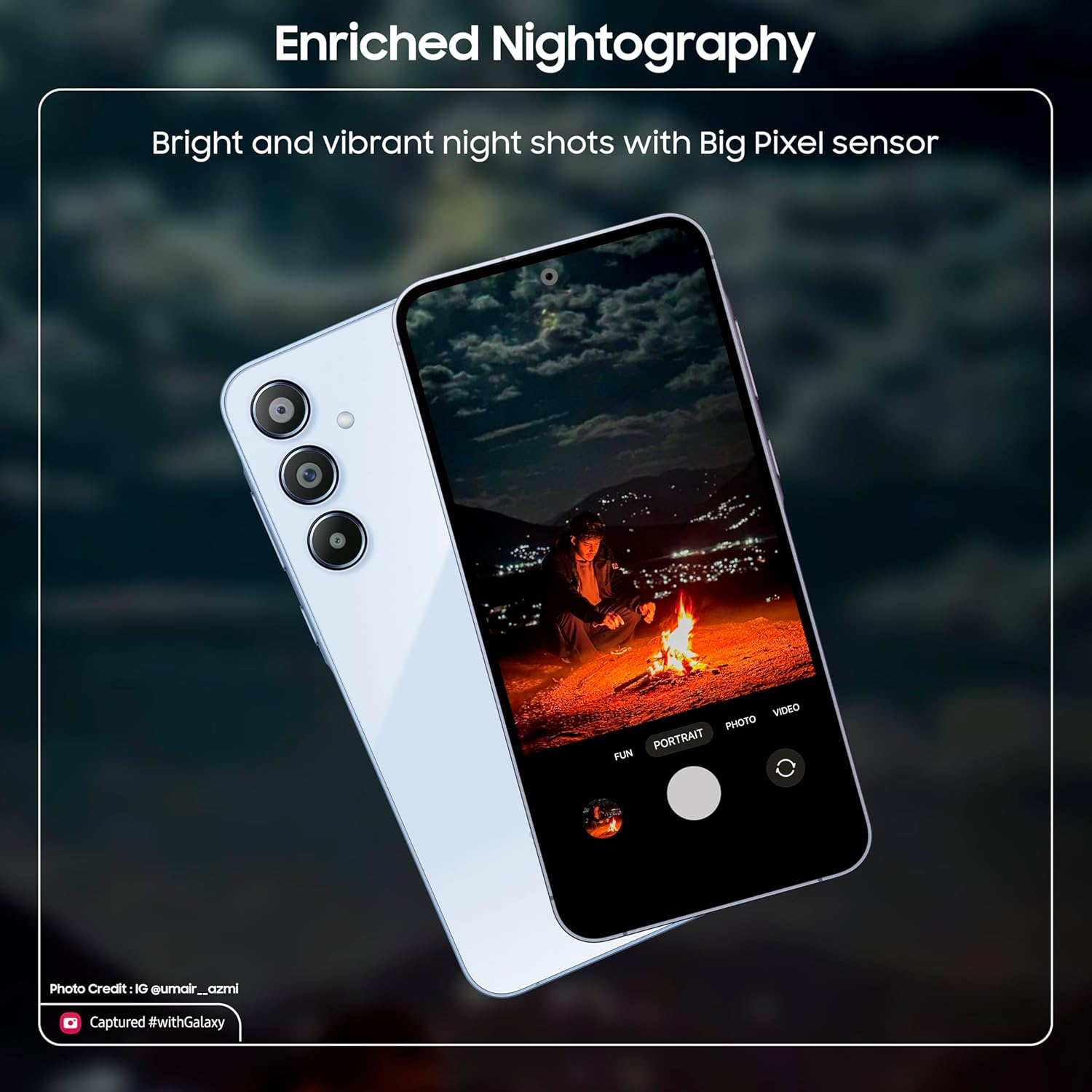 Samsung Galaxy A55 5G (Awesome Iceblue, 8GB RAM, 256GB Storage) | AI | Metal Frame | 50 MP Main Camera (OIS) | Super HDR Video| Nightography | IP67 | Corning Gorilla Glass Victus+ | sAMOLED Display - View 8